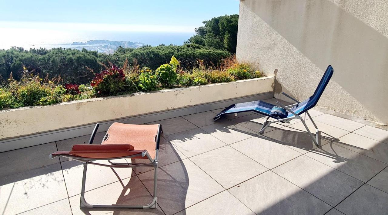 Vue Mer Panoramique Et Piscine Бандоль Экстерьер фото